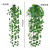 Artificial Green Leaf Wall Hanging Plant Wall Hanging Rattan Flower Green Dill and Bracketplant Simulation Wall Hanging Flower Small Epipremnum Aureum Ornamental Flower Wholesale