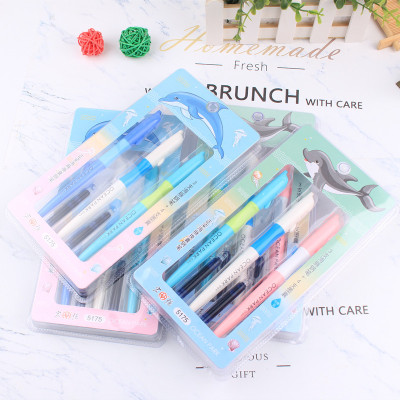 Creative Dolphin Posture Change Bag Pen Student Pen Kit Cute Student Prize Small Gift Wholesale Pen