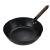 Yuyiding Japanese 28cm Core Iron Set Braising Frying Pan Non-Coated and Less Lampblack Handmade Scale Pattern Easy to Clean Non-Stick Pan