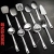 Stainless Steel Toy Coyer Small Spoon Slotted Turner Spoon for Individual Portions Public Spoon Public Fork