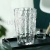 Yuxing Crafts Transparent Crystal Glass Vase Living Room and Dining Table Decoration Flower Container Lucky Bamboo Hydroponic Container