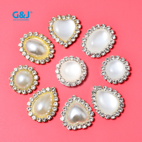 opal pearl edging claw chain headband hair accessories diy stick-on crystals headwear accessories manicure jewelry