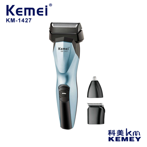 Environment Manufacturer direct Supply Three-in-One Facial Makeup Set Ke Mei KM-1427 Electric Shaver Barber Hair Clipper