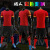 New Short-Sleeved Soccer Suit Men's Light Board Jersey Customized DIY Blank Football Training Team Uniform Factory Direct Supply