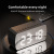 SOURCE Factory Clock Bluetooth Speaker Small Household Alarm Clock Outdoor Portable Portable Speaker Radio