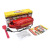 Red Copper 5 Minute Chef Heating Frying Pan Electric Barbecue Pan Pizza Machine Non-Stick Pan Oven