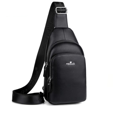 Yiding Bag 9367 Chest Bag Men's Messenger Bag Casual Shoulder Bag Genuine Leather Fashion Backpack