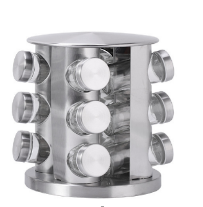 430 stainless steel rotating seasoning bottle set