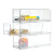 Qfenc Transparent Sundries Storage Box Finishing Frozen Storage Food Preservation Food Large Capacity Storage