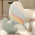 Creative Rainbow Flower-Pattern Throw Pillow Stars Heart Children's Valentine's Day Gift Plush Toy