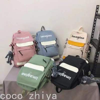 Men Fashion Brands Large Capacity Travel Bag Backpack Men's Japanese Ins Women's Trendy Cool Schoolbag College Student