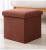 Supply Foreign Trade Domestic Sales Pure Color Linen Square Stool Clothing Storage Box Storage Box Factory Wholesale