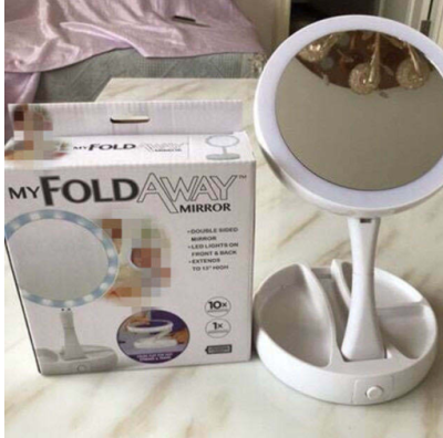 Led Make-up Mirror Folding Makeup for Foreign Trade