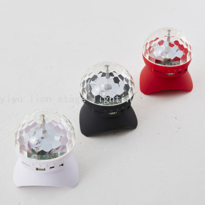 Factory Direct Bluetooth Audio Crystal Magic Ball Light Led Colorful Rotating Light High Brightness Disco Flash Light