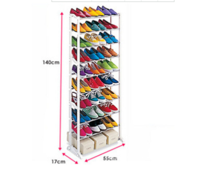 Multi-Functional 10-Layer Shoe Rack for Foreign Trade