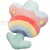 Creative Rainbow Flower-Pattern Throw Pillow Stars Heart Children's Valentine's Day Gift Plush Toy