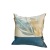 New Leaf Stitching Pillow Cover Artistic Silk Smooth Fabric Cushion Cover Living Room Home Textile Decoration