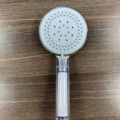 Filter Water Purification Electroplating Handheld Supercharged Shower Head 5 Functions Pp Cotton Filter Element