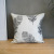 Linen Feather Double-Sided Pillow Cover Bed Backrest Car and Office Cushion Cover Sofa Backrest Cushion Bedside Cushion