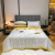 2022 Ice Silk Summer Quilt Four-Piece Silky Single Double Love Airable Cover Bed Sheet Spring and Summer