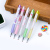 Cute Style Series Press Gel Pen Cartoon Bear and Bunny Shaped 0.5mm Bullet Black Gel Ink Pen Signature Pen