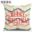 2022 Cross-Border New Christmas Pillow Cover Cartoon Snowman Linen Sofa Cushion Cover Amazon Household Supplies