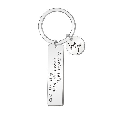 Stainless steel key ring