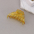 Big Tooth Curved Moon Retro Transparent Korean Style Internet Celebrity Grip off Constantly Hair Shower Hair Clip Barrettes Yuan Stall