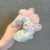 Japanese and Korean Large Intestine Ring Super Fairy Hair Rope Head Rope Organza Sweet Fresh Large Hair Band Hair Accessories Floral Rubber Band