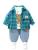Children's Fashionable Plaid Cardigan Shirt Three-Piece Suit One Piece Dropshipping Spring and Autumn New Boys' Casual 