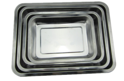 Steel Baking Tray 22 Xx4cm 0.4mm Foreign Trade Exclusive