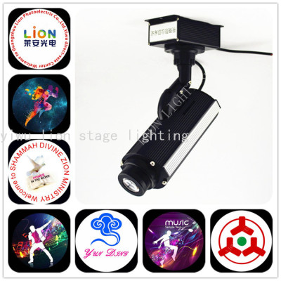 Factory Direct Sales 30W Indoor Imported Led Rotatable Adjustable Angle Hd Advertising Lamp Logo Customized Projection Spotlight