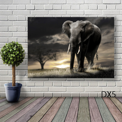 Auspicious Elephant Entrance Painting Living Room Entrance High-Grade Hanging Painting Corridor and Aisle Mural Bedroom Canvas Painting