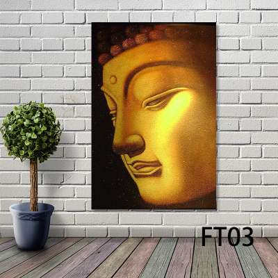 Buddha Heart Xiangshan Hanging Painting Meaning Painting Atmospheric Buddhist Decorative Painting Buddhist Hall Buddha Head Buddha Hand Buddha Spray Painting Canvas Painting