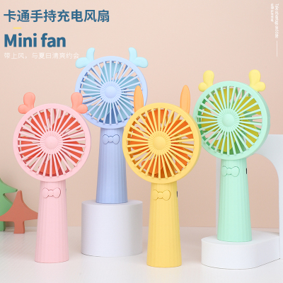 2022 New Factory Direct Sales Handheld USB Rechargeable Fan Portable Desktop Little Fan