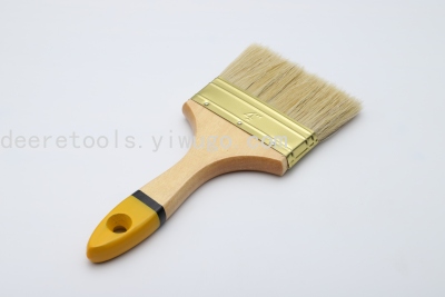 Factory Wholesale Thickened Wooden Handle Paint Brush Bristle Brush Industrial Wooden Handle Brush Barbecue Brush Various Brushes