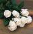 Elegant Artificial Roses Flowers Bunch Simulation Silk Flowers Bridal Hand Bouquet Home Party Wedding Decor Rose Floral