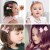 Gift Box 18-Piece Korean Children's Hair Barrettes Set Bow Edge Clip Baby Does Not Hurt Hair Rubber Bands Hair Ring