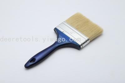 Sapphire Blue White Hair Plastic Handle Lint-Free Nylon Scrubbing Brush Dust Removal Cleaning Brush Paint Coating Paint Brush Hair Planting Brush