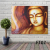 Religious Buddha Head Hanging Painting Implication Painting Atmospheric Buddhist Decorative Painting Buddhist Hall Buddha Head Buddha Hand Spray Painting Freehand Canvas Painting