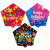 Creative Toy Automatic Inflatable Ball 15cm Light Board Happy Birthday Five-Pointed Star with Rod
