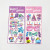 Birthday Shake Card Blister Swaying Card Shake Sequins Bubble Sticker Three-Dimensional Bubble Shell Stickers Concave-Convex Decorative Sticker Blister