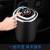 Car Ashtray with Lid Hanging Invisible LED Lamp for Vehicle