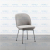 Dining Chair Light Luxury Fabric Dining Chair with Backrest Home  Simple Stool Ghost Chair Conference Chair Office Chair
