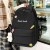 Schoolbag Female Student Korean Style Large Capacity Middle School Student Schoolbag Female Ins Backpack Double Layer Waterproof Nylon College Fashion