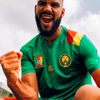 2022 Africa Cup Cameroon Jersey Cameroon Home Court Soccer Uniform Wave Shirt Shupo Moting