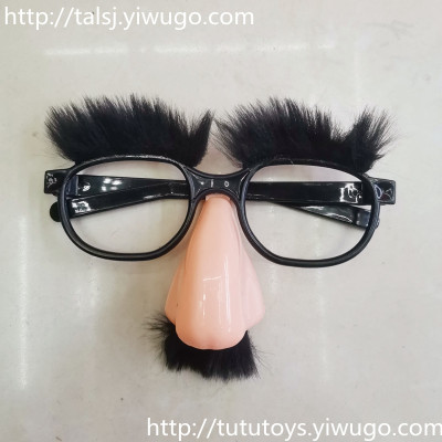 Big Nose Glasses Metal Frame Harry Potter Glasses Eye Drop Glasses Shocked Double Eyes Party Glasses