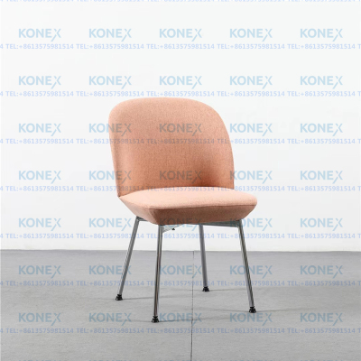 Dining Chair Light Luxury Fabric Dining Chair with Backrest Home  Simple Stool Ghost Chair Conference Chair Office Chair