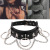 Choker Heart-Shaped Accessories Eye-Catching Sexy PU Leather Unique Bell Women's Punk Style Collar Women's Independent Packaging Travel