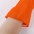 35G Orange Household Latex Dishwashing Gloves English Packaging Household Cleaning Waterproof Rubber Rubber Rubber Kitchen Laundry